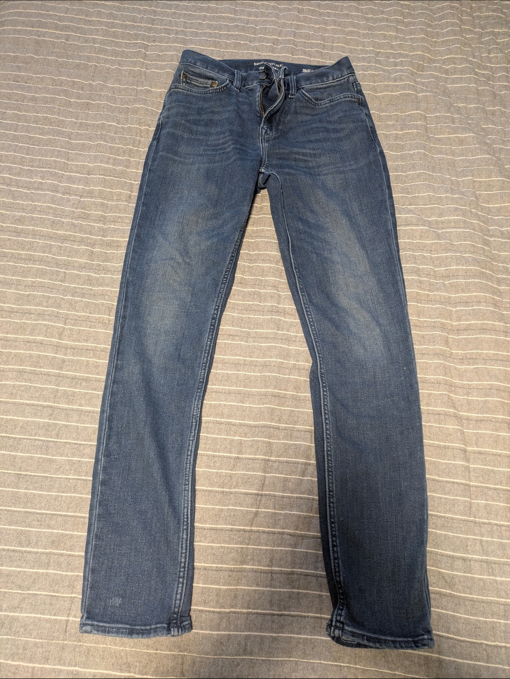 Banana Republic Slim Straight Men's Jeans in Blue Wash
